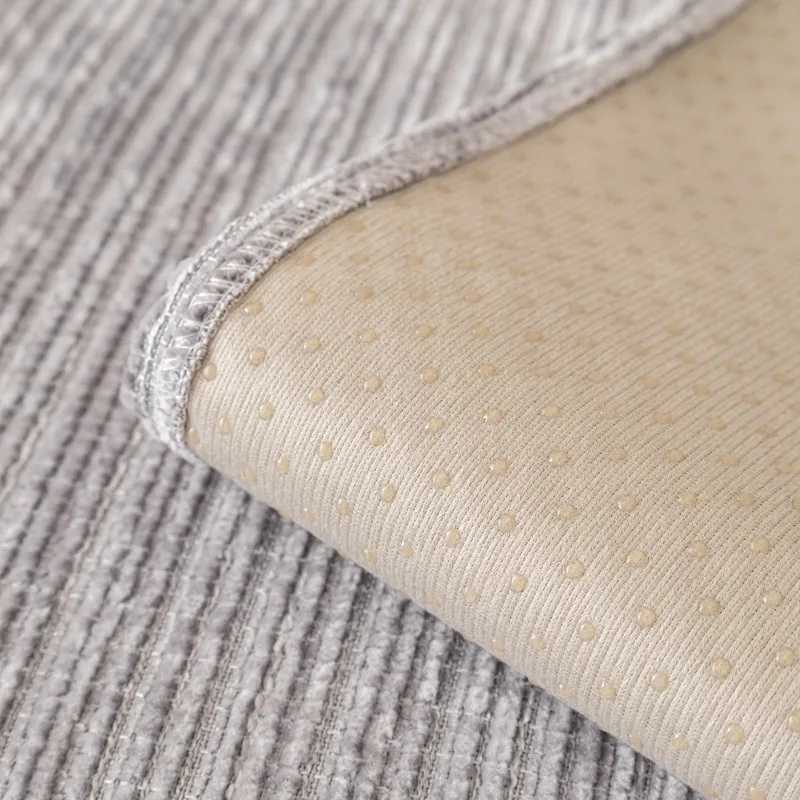 Winter New Style Plush Sofa Cushion Modern Simple Non-Slip Solid Color Corduroy Striped Sofa Cushion Towel M251204 - view 4