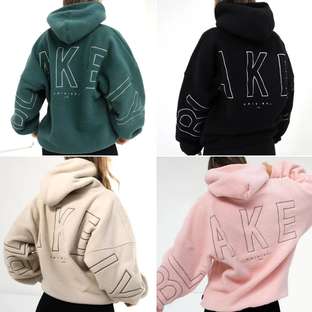 Designer Women's Fleece Hoodie Letter Embroidery Loose Zipper Coat Elegant Commuting Comfort Casual Trendy Streetwear S-2XL