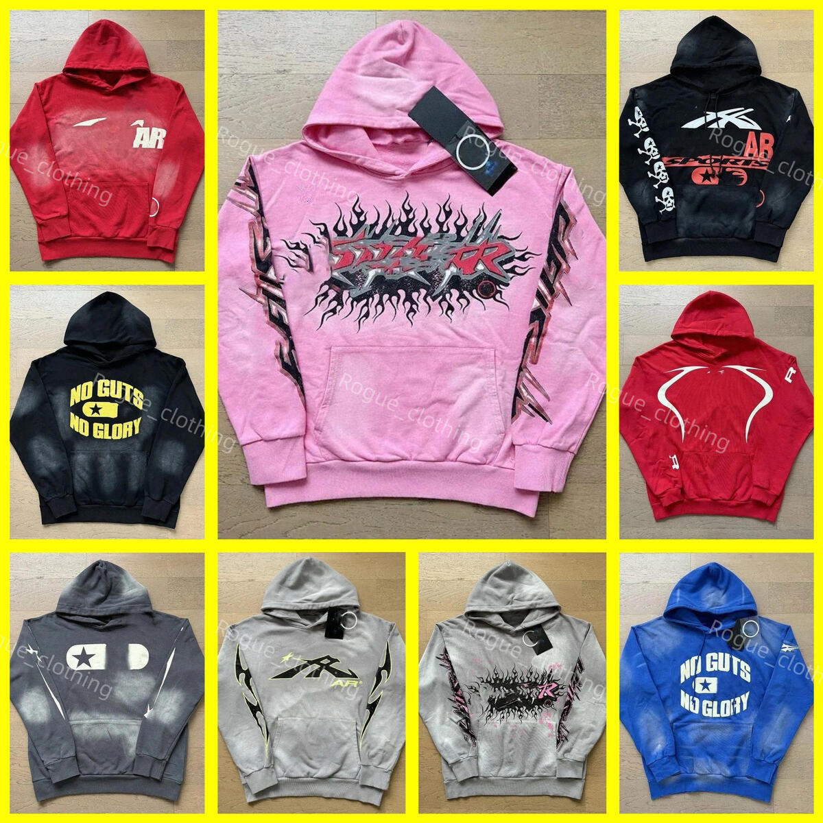 Hello Star Hoodie Designer Fashion Mens Y2k Mens Pants Men Hoodies Pullover High Quality Blue Yoga Printing Long Sleeve Hip-Hop Street Hoody 755