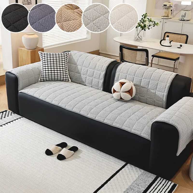1PC-Winter plush sofa cushion anti slip cushion for autumn and winter simple and popular sofa cushion for living room M251204 - view 4
