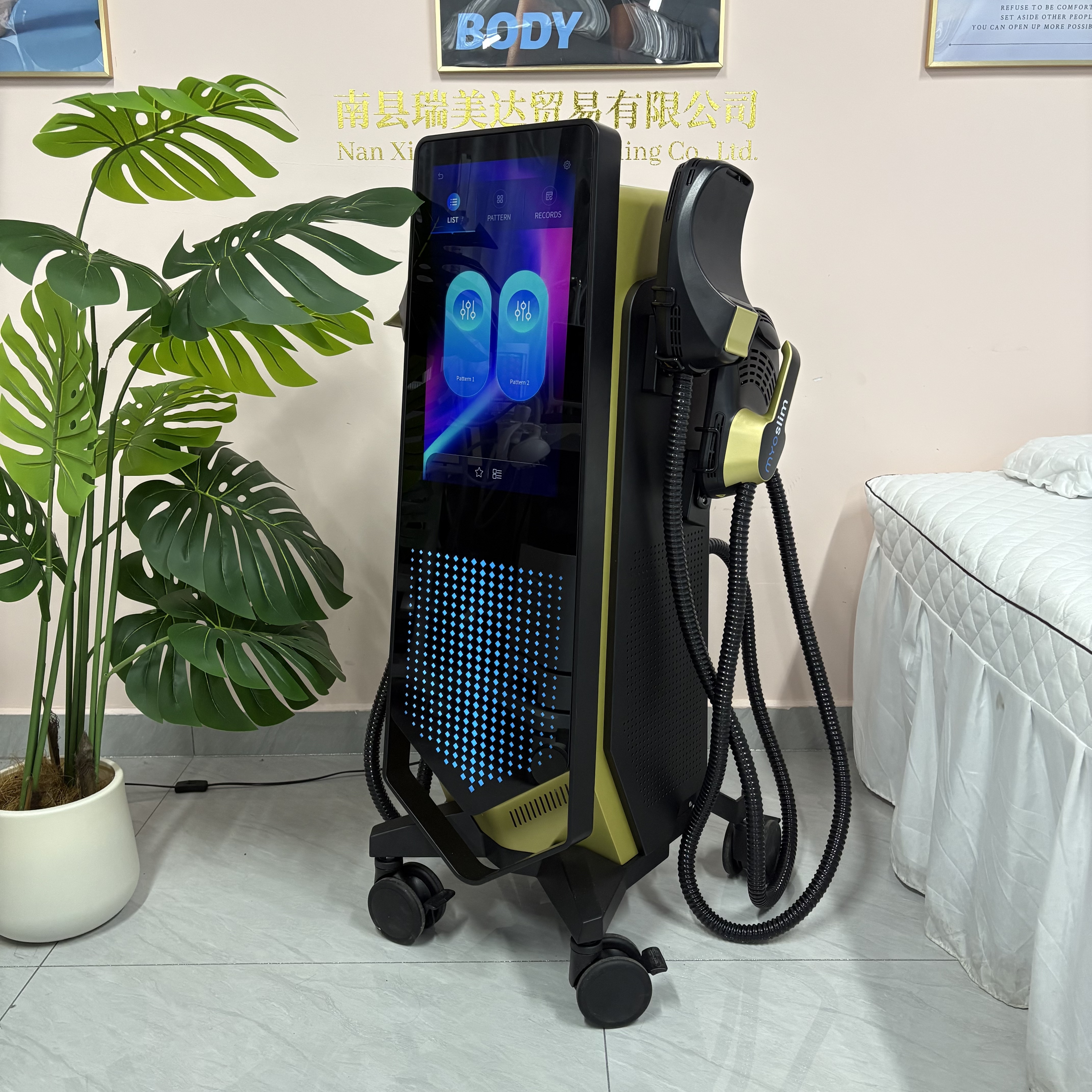 EMS Body Sculpting Machine RF MYOSLIM HI-emt Electromagnetic Slimming 6500W Muscle Toning Fat Reduction Body Shaping Tighten Skin 15Tesla For Spa & Cl