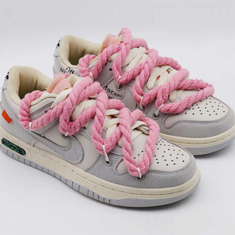 16colors bold cotton linen twist weave shoelace rope lace men women trendy sport casual shoe string accessories