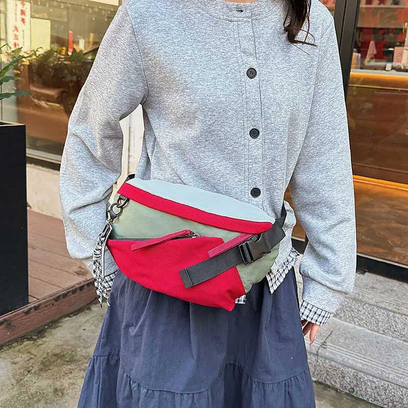 Unisex Nylon Chest Bag Women Travel Waist Bag Fashion Shoulder Crossbody Bag Bags Multiple pockets Waist PackT251204