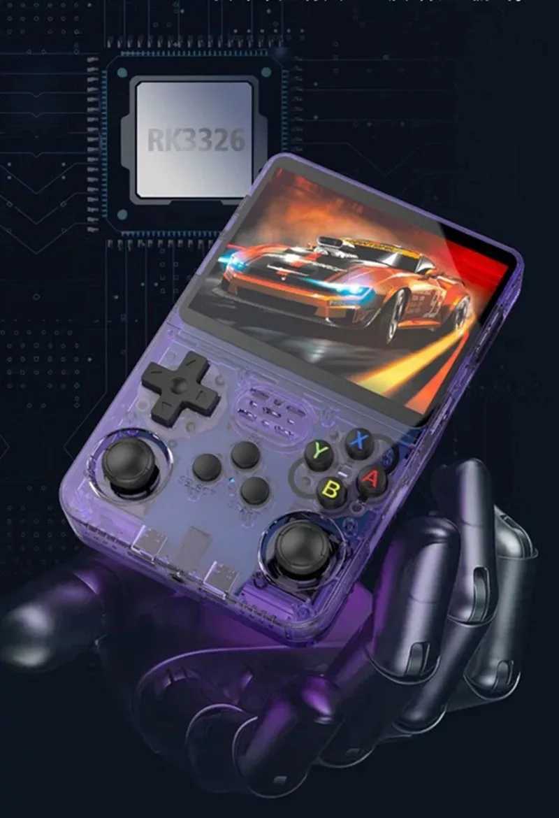 New sty R36S Retro Handheld Video Game Console Linux System 35 Inch IPS Sn R35s Pro Portable Pocket Video Player 64GB Games H251204