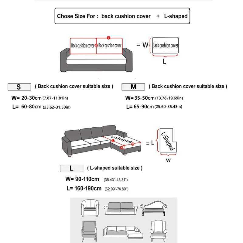 Four Seasons Universal Sofa Cushion Cover High Elastic Pet Anti Dirt Waterproof Sofa Cover M251204 - view 4