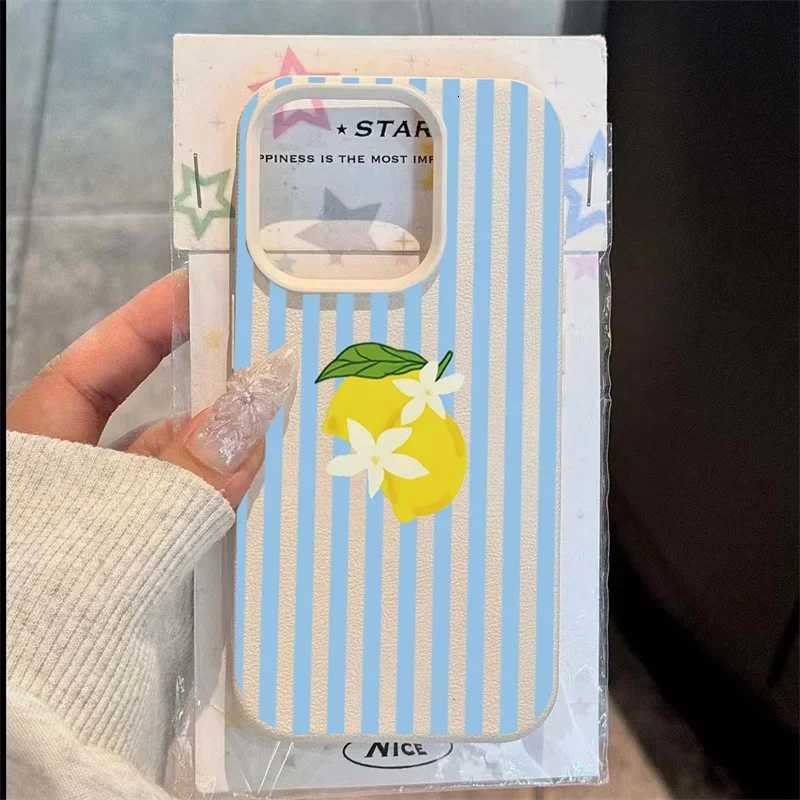 Simple Black e Striped Lemon Pattern Phone Case For 15T Pro 5G X7 F7 M7 Pro 15 tra 14T PRO X5 F5 Cover H251203