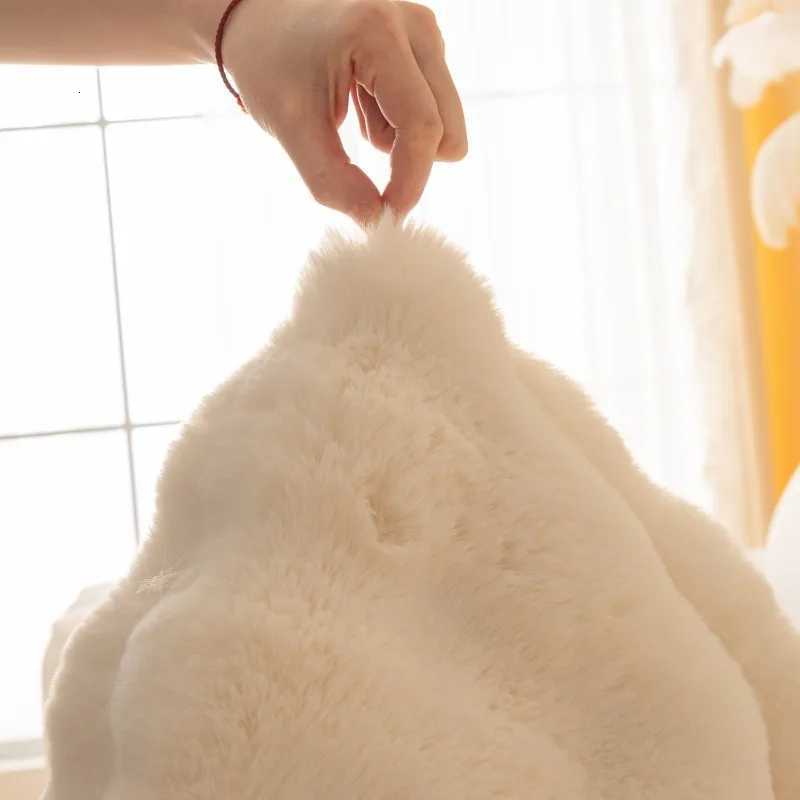 Rabbit Plush Sofa Cover Winter Thickening Warm Plush Cushions Non-Slip Living Room Leather Sofa Backrest Armrests Super Soft M251204 - view 6