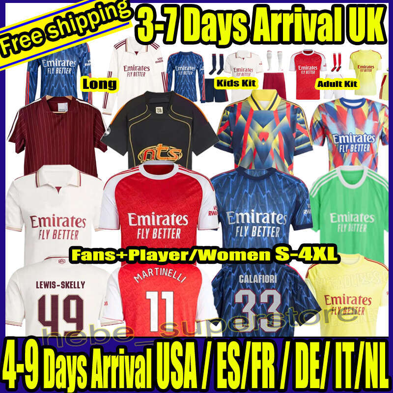 S-4XL 25 26 ArSeN SAKA GYOKERES Soccer Jerseys EZE ZUBIMENDI MADUEKE ODEGAARD RICE HAVERTZ Gabriel MARTINELLI Calafiori SALIBA TROSSARD Football Shirt