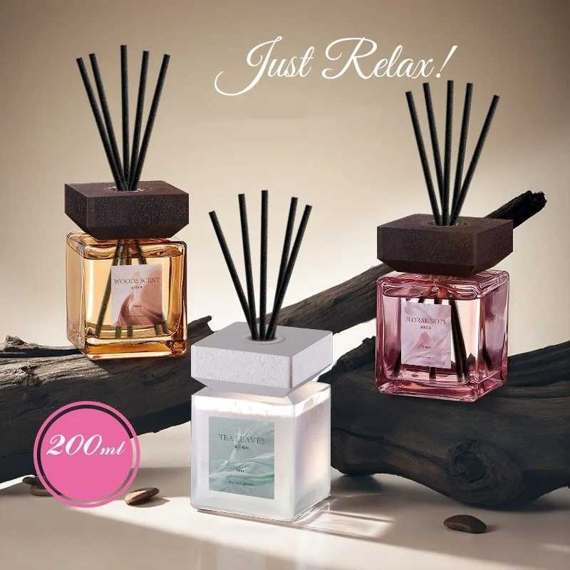 200ml Reed Diffuser Oil Flameless Aromatherapy Essential Oil for Home Car Air Freshener Long Lasting Fragrance Room Decor Y251204