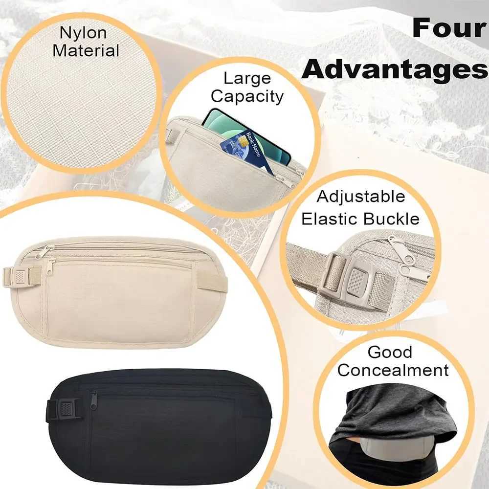 Outdoor Waist Packs Pouch For Passport Hidden Belt Coin Purse Casual Sports Waist Bag Suitable For Running Hiking CyclingT251204
