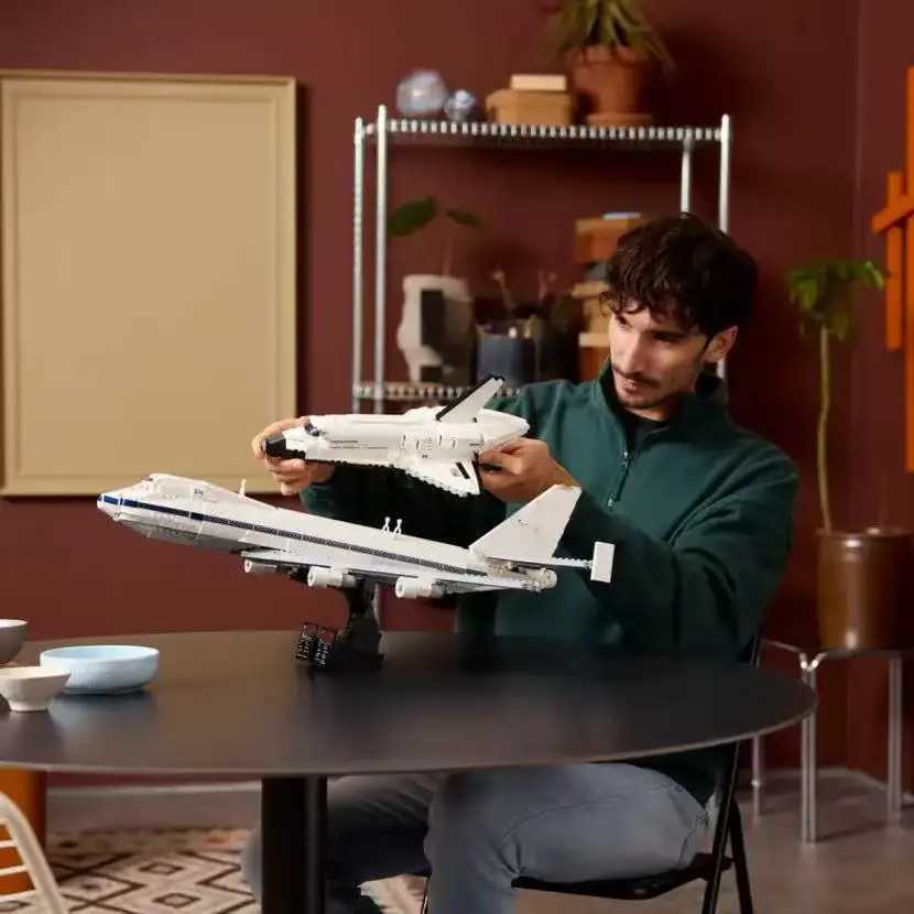 Moc new model 2417 transport aircraft 10360 building blocks suitable for childrens space airplane building blocks Y251204