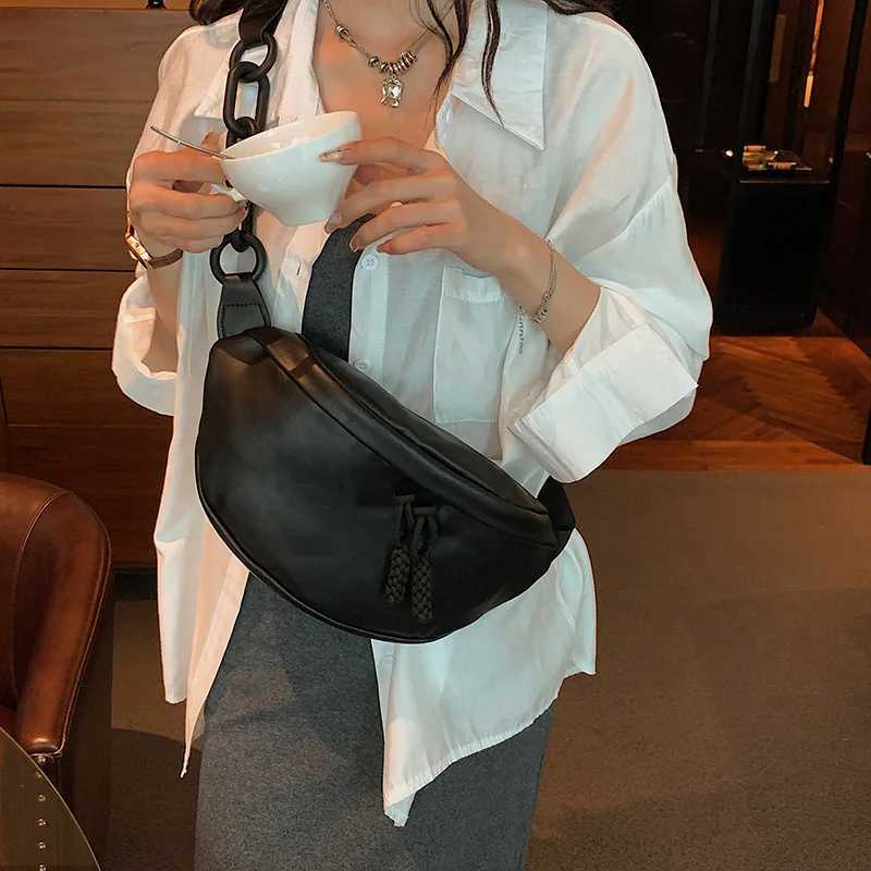 Designer Woman Waist Bag Quality Soft Leather Fanny Pack Purse Fashion Brand Ladies Belt Bag Luxury Shoulder Crossbody Chest BagT251204