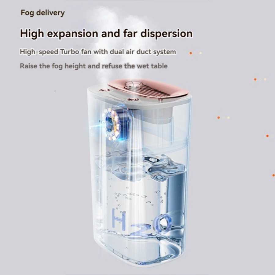12L Heavy-Duty Mist Humidifier - 50ml/h tra Quiet Air Moisturizer for Bedro Off 2-8H Timer C251204