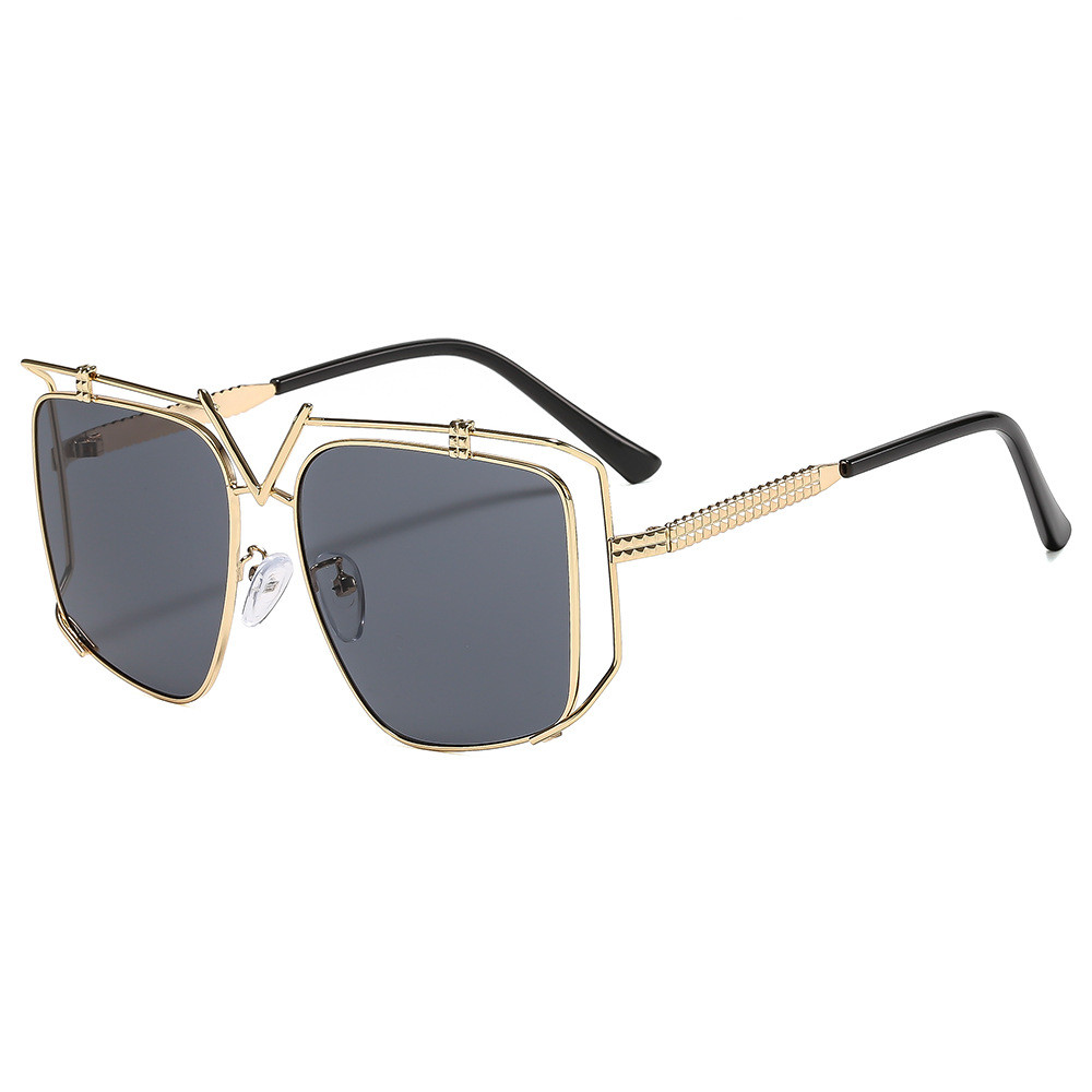 Designer Sunglasses For Men Women Sunglasses Polarized Sunglass Alloy Irregular Oversized Frame Sunglasses Luxury Goggle Pilot Alloy Frame UV400 Eyewe