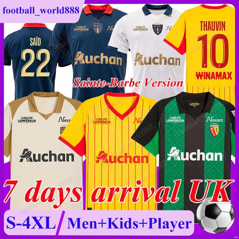 4XL Maillot RC Lens 25 26 Soccer Jerseys SAID Sainte-Barbe EDOUARD 2025 Football Shirts THAUVIN FOFANA.R BAIDOO football kits GUILAVOGUI SIMA Men Kids Kit Socks Sets