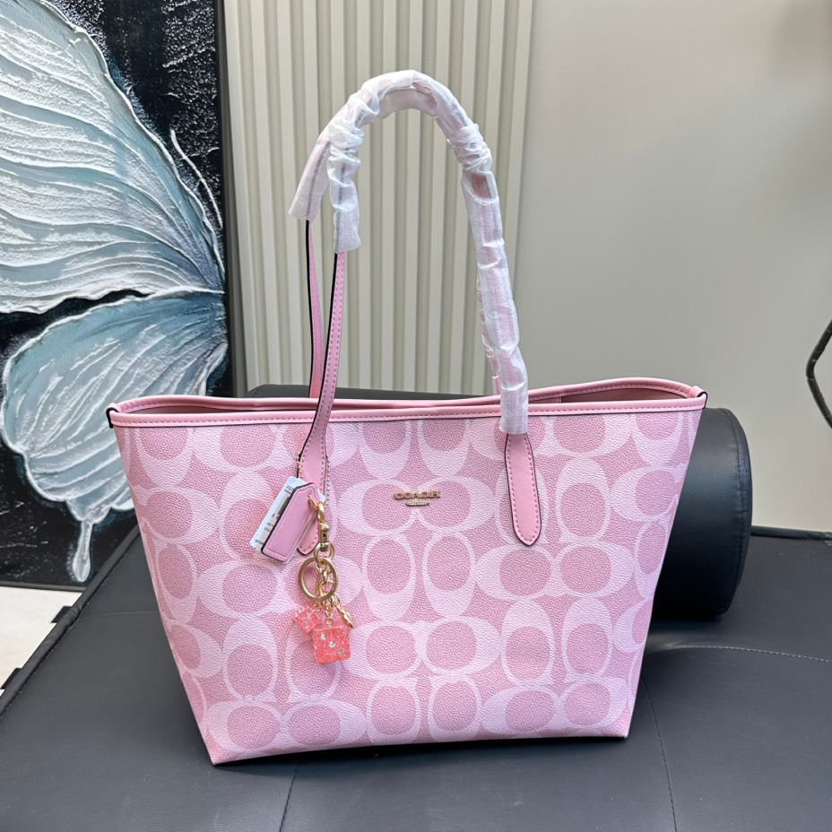 Tote bag Designer bag Women's Travel Luxury Handbag coachbags Shoulder Beach Bag Hot Tote Bag Large Letter Designer Large Capacity Bag Shopping Bag 10A