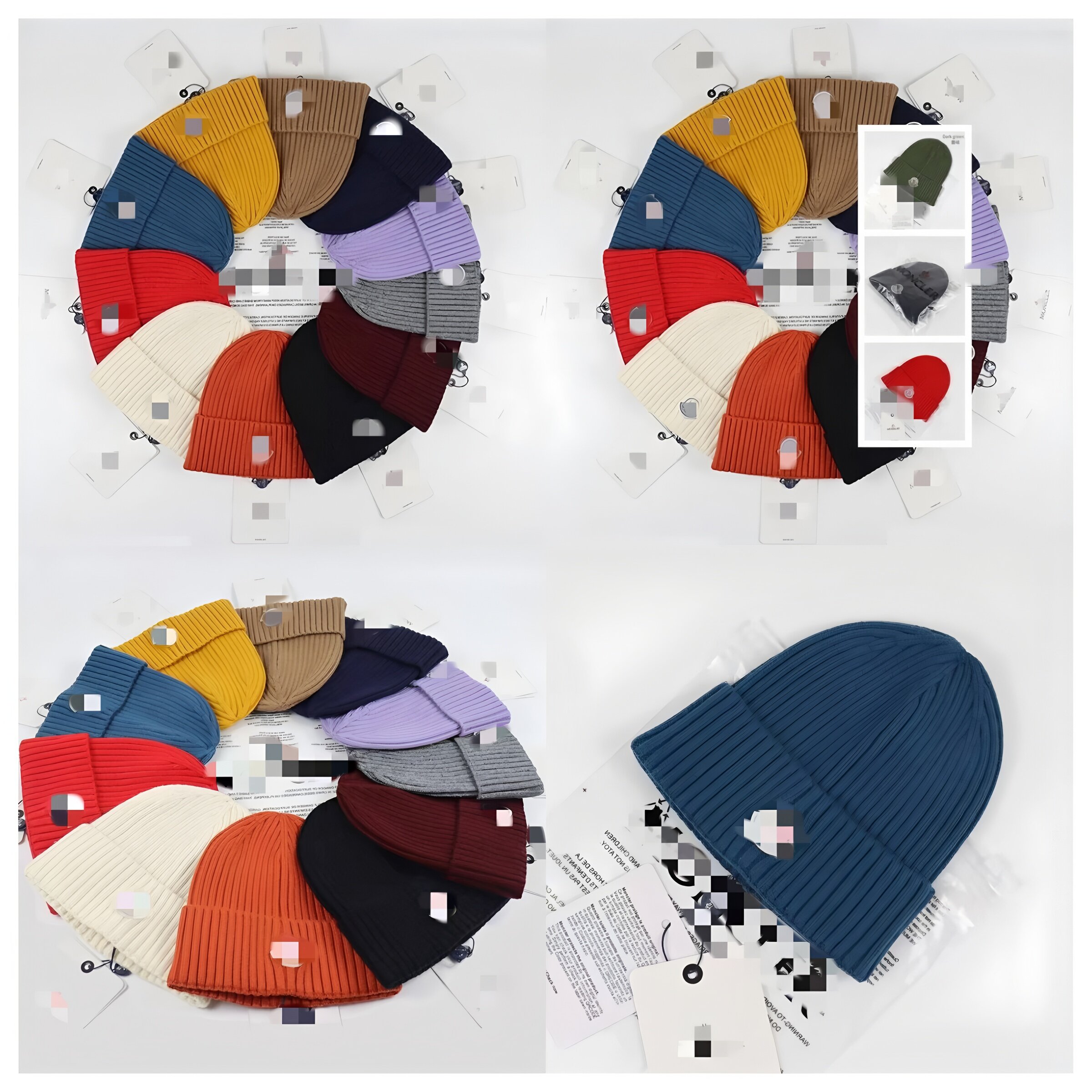 Wool Hat Cold Knitted Women's Autumn and Winter Brand New Hats Cap Girl Man Bonnet Beanies Skull Caps Hats Boy Girl