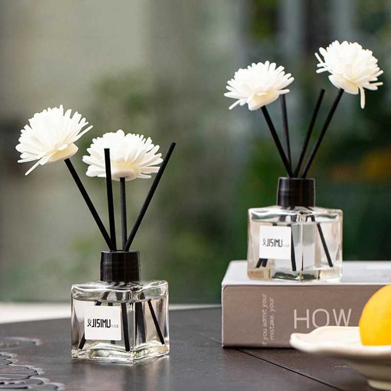 50ml Natural Aromatherapy Set Reed Diffuser Oil with Sticks Aromatherapy For Bedroom Bathroom Air Freshener Gift Home Decor Y251204