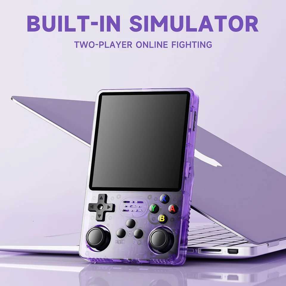 Open Source R36S Retro Handheld Video Game Console Linux System 35 Inch IPS Sn Portable Pocket Video Player R35S 64GB Games H251204