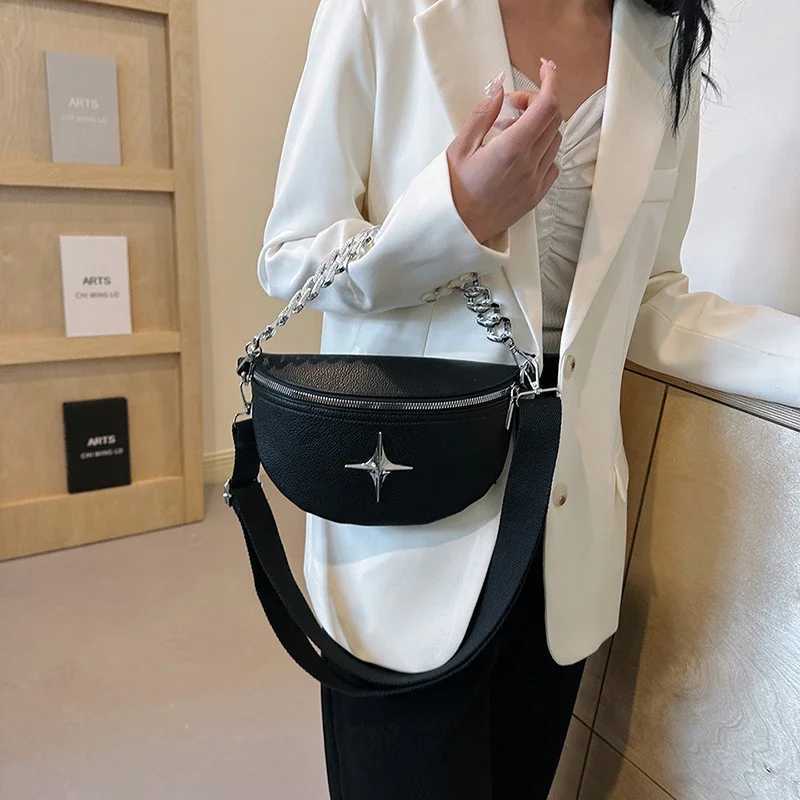 Luxury Chest Pack Fashion Brand Woman Belt Bag Phone Pack Designer Simple Waist Bag Chain Leather Ladies Shoulder Crossbody BagsT251204