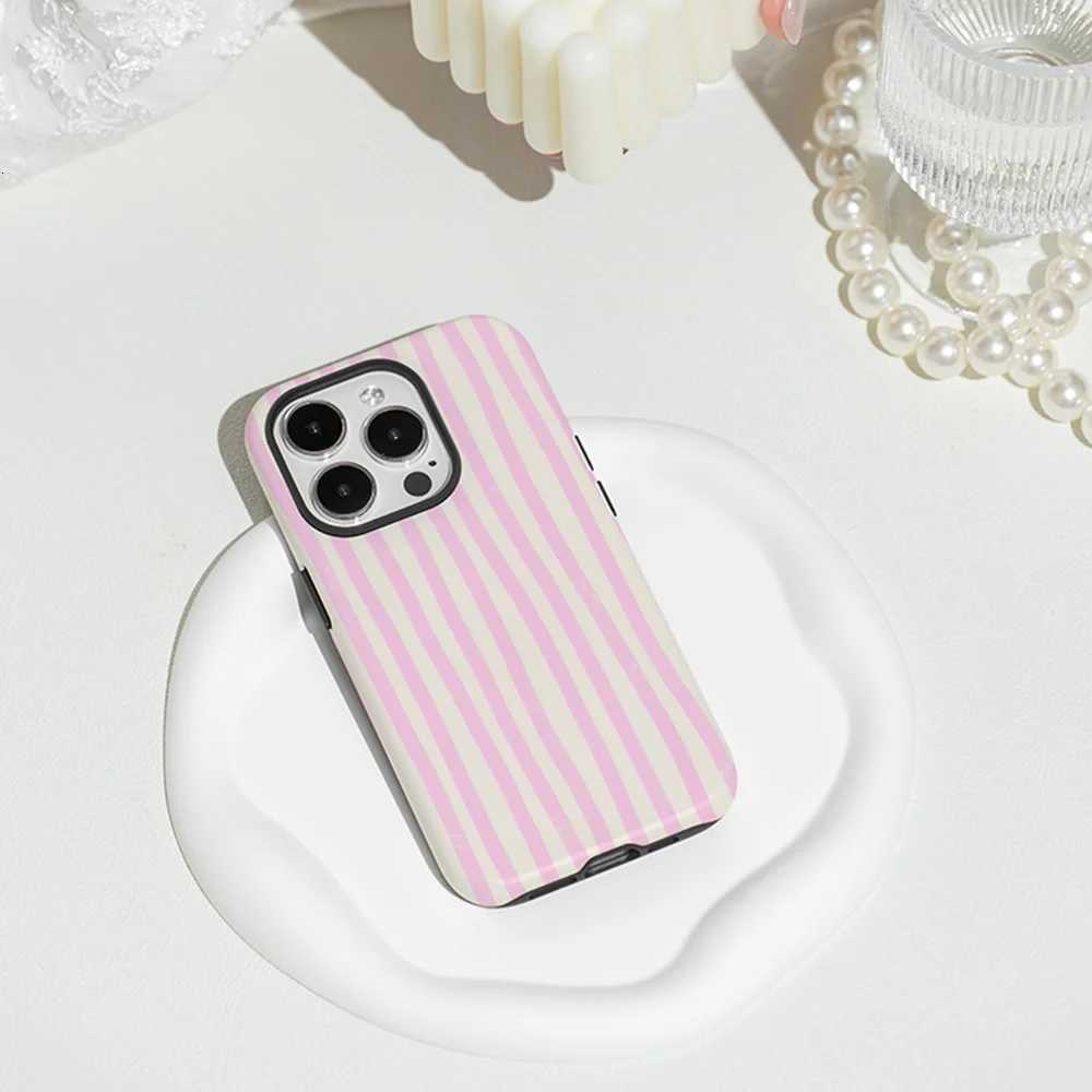 Stripes Phone Case Film Shell For IPhone 16 15 14 13 12 11 Pro Max Plus H251203