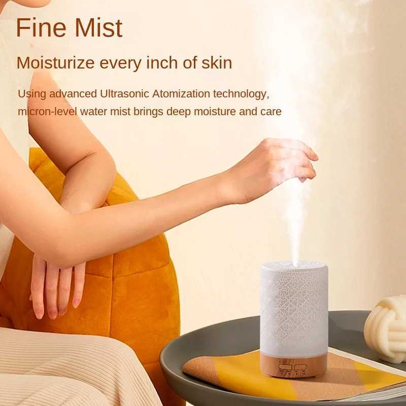 Ara Diffuser 150ML Timing Function trasonic Air Humidifier Bedro Essential Oil Diffuser with LED Night Lights C251204