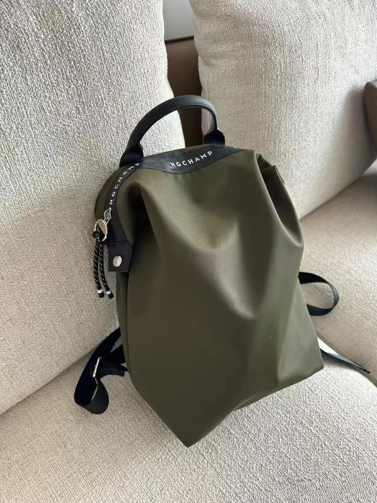 Of The Season Fashionable Minimalist Nylon Canvas Backpack Universal Double Shoulder Bag for Books Simple Versatile 251201