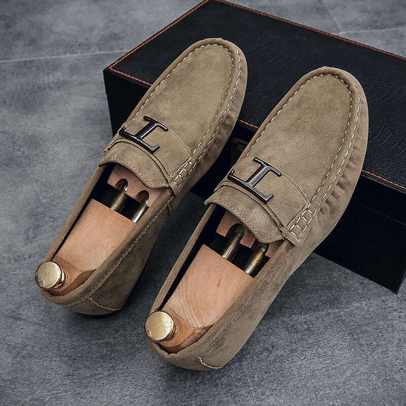 2025 Spring New Men's Loafers Casual Business Trend Soft Sole Driving Shoes Dropshipping