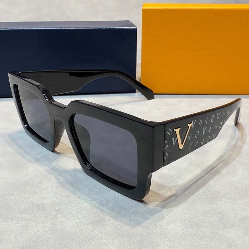 Luxury designer high quality Sunglasses Men Women Vintage Shades Driving outdoors Polarized Sunglass Male SunGlasses Fashion Metal Plank Sunglass Eyewear