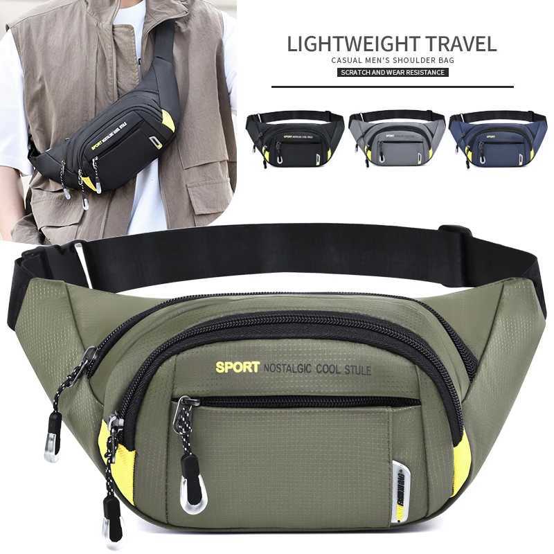 Unisex Mobile Waist Bag - Large Capacity Water-Resistant Durable for Work Travel Fashion Crossbody Pack Sports BagT251204