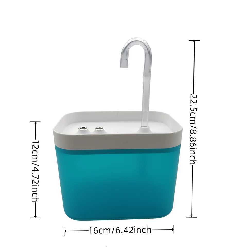 Pet Water Dispenser Auto Filter Electric Mute Cat Drinker 15L Recirculate Filtering Drinker for Cat Water FountainUSB Electric M251204