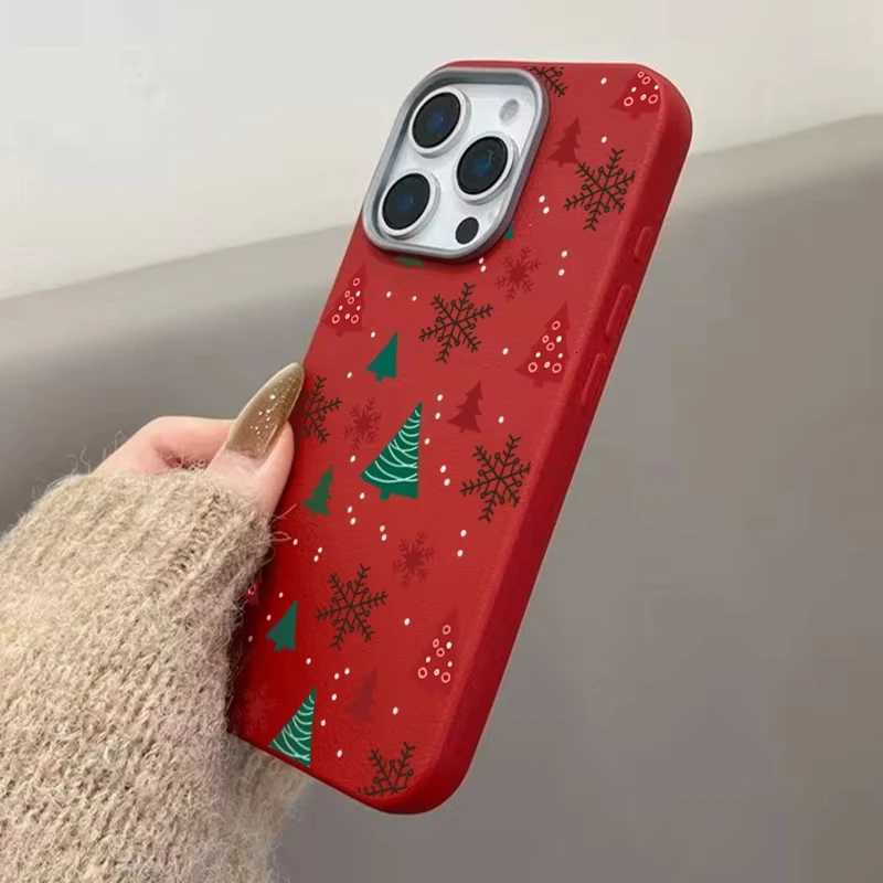 Christmas Tree Snowflake Phone Case For iPhone 17 16 15 14 13 12 11 17 Pro Max Air XSMax XS XR X Shockproof Soft Cover H251203