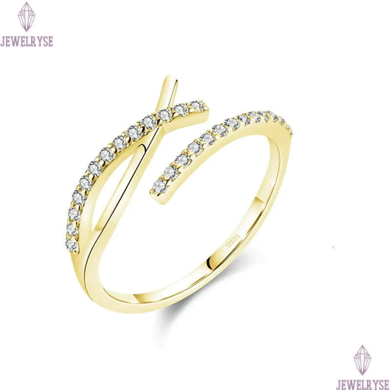 classic band rings designer for woman s925 sterling silver jewelry party beach 5A cubic zirconia luxury diamond 18k gold ring women valentines day gif