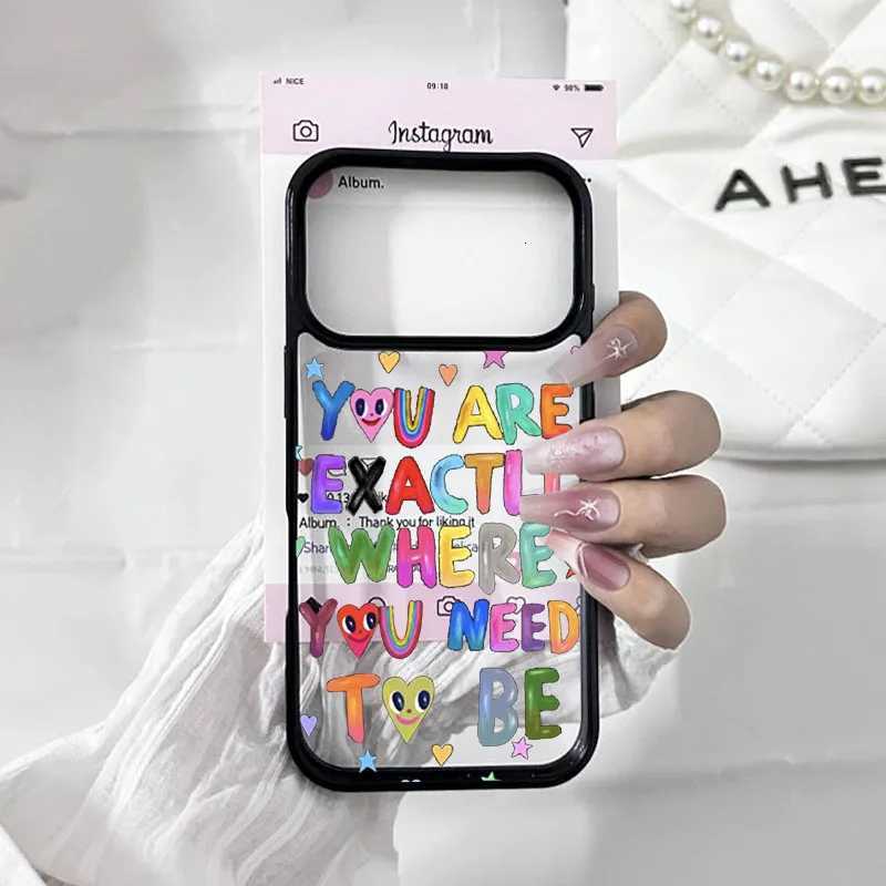 For Iphone 17 Cases You Are Exactly Where You Need To Be Phone Case for 17 Pro Max 17AIR Shockproof Clear Cover Coque Capa Bags H251203