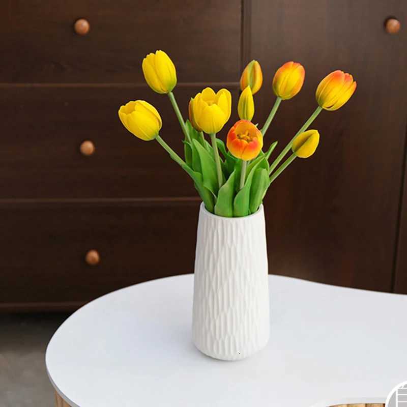 Ceramic Flowers Vase For Wedding Centerpieces Pottery Decor Vase Fit For Shelf Centerpiece Table Decorations Housewarming Gift H251204