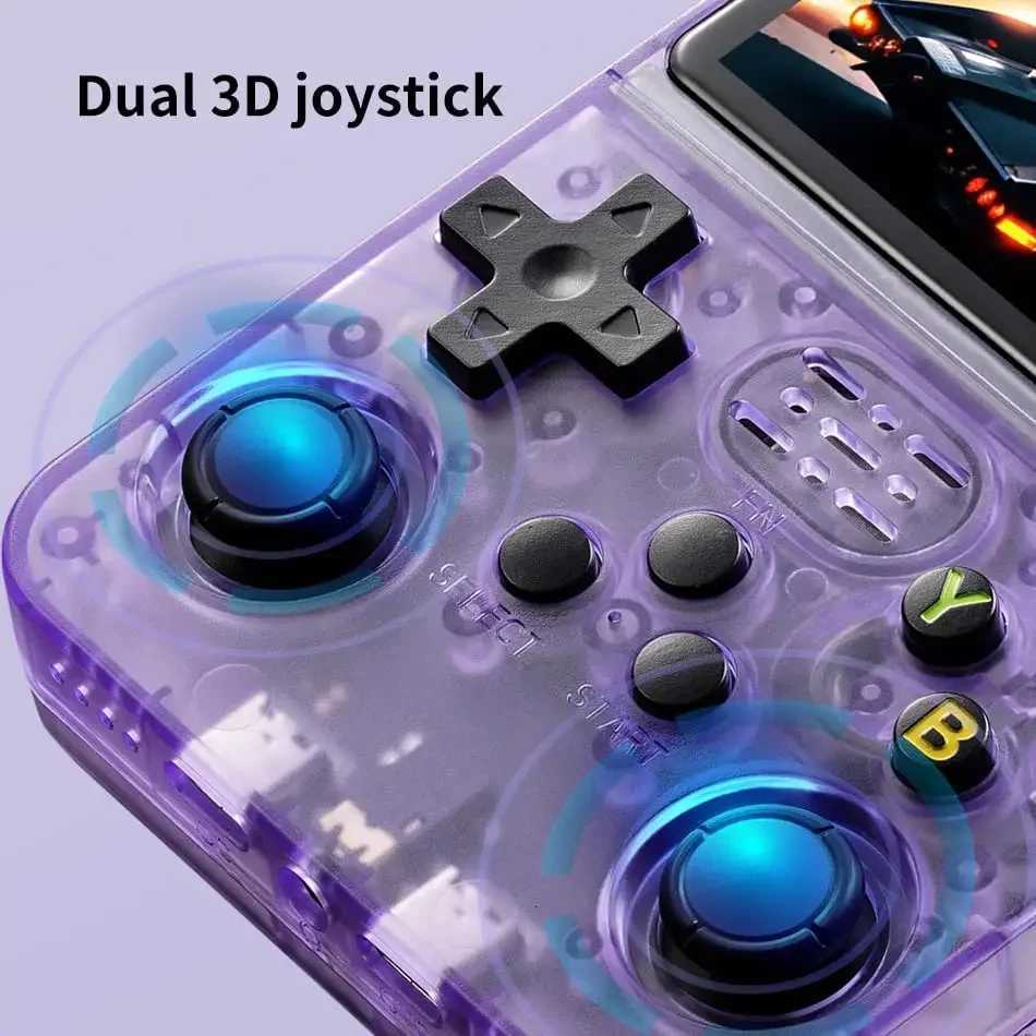 R36S Retro Handheld Game Console 64GB 35-Inch IPS Sn With Linux System Portable Pocket Video Player Classic Games H251204