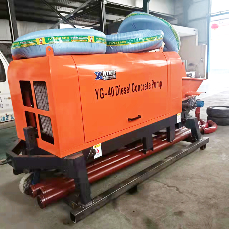 Factory Sales Concrete Line Pump Small Mini Trailer Stationary Concrete Pump