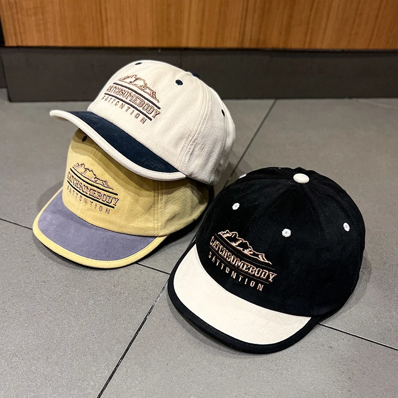 Quick-drying Unisex Retro Baseball Cap with Adjustable Short Brim Ideal Choice for Gifts T200104