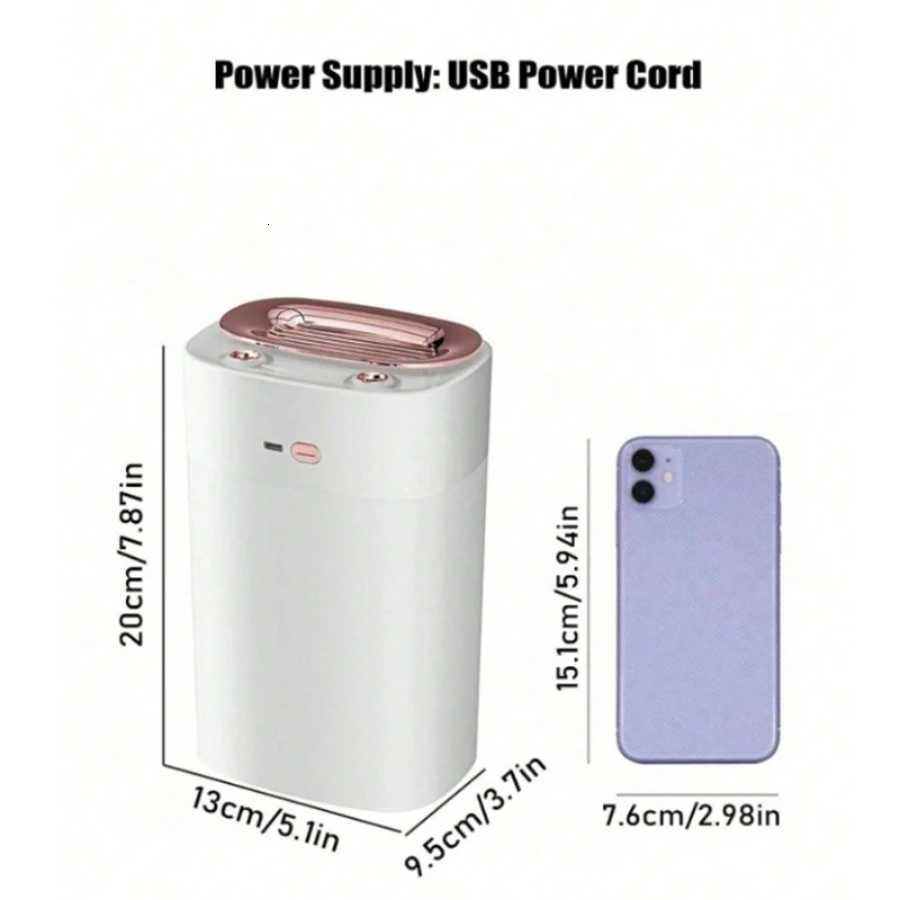 12L Heavy-Duty Mist Humidifier - 50ml/h tra Quiet Air Moisturizer for Bedro Off 2-8H Timer C251204