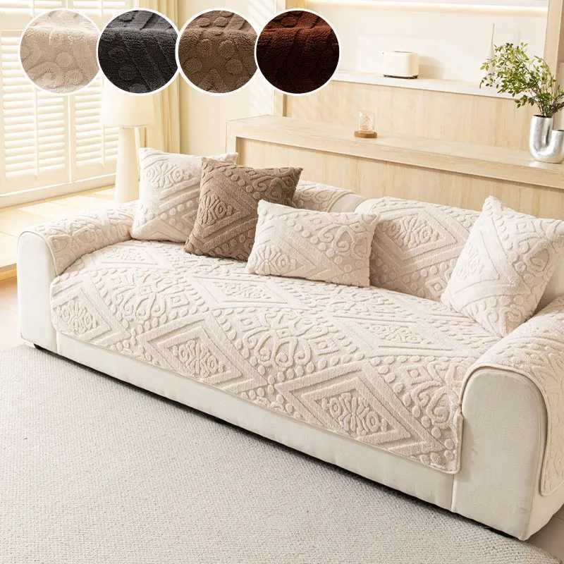 1PC-Jacquard Shu Mianrong Sofa Mat Washable Sofa Mat for Minimalist Living Room Decoration M251204 - view 3