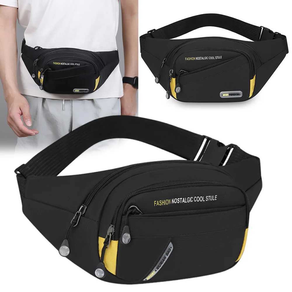 Multi-functional outdoor sports waist bag mens large-capacity multi-layer crossbody single-shoulder bag A-DHT251204