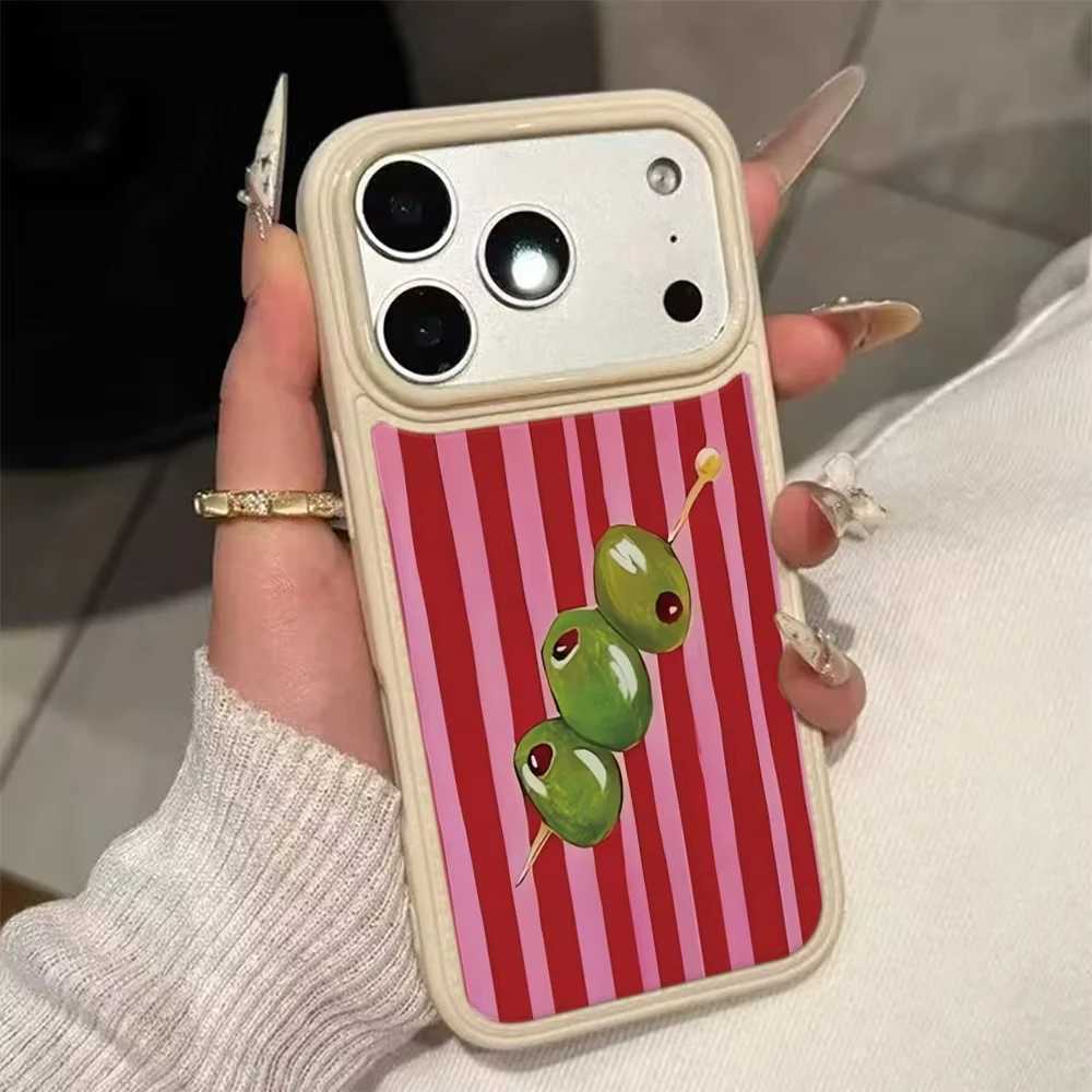 Cute Smiling Face Pattern Faux Leather Grain Phone Case For iPhone Air 17 11 13 12 14 15 16 Pro Max Plus XS X XR Soft Back Cover H251203