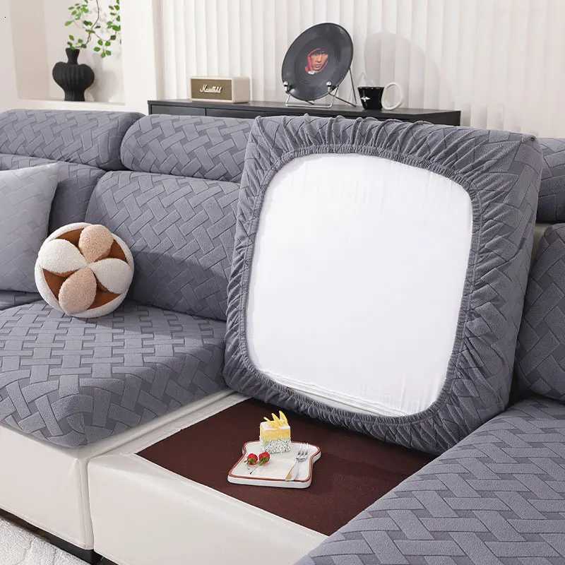 Elastic Sofa Cover Luxury Adjustable Elastic Couch Cover for Living Room Sofa Seat Cover 1 2 3 4 seat l shaped full set M251204 - view 6