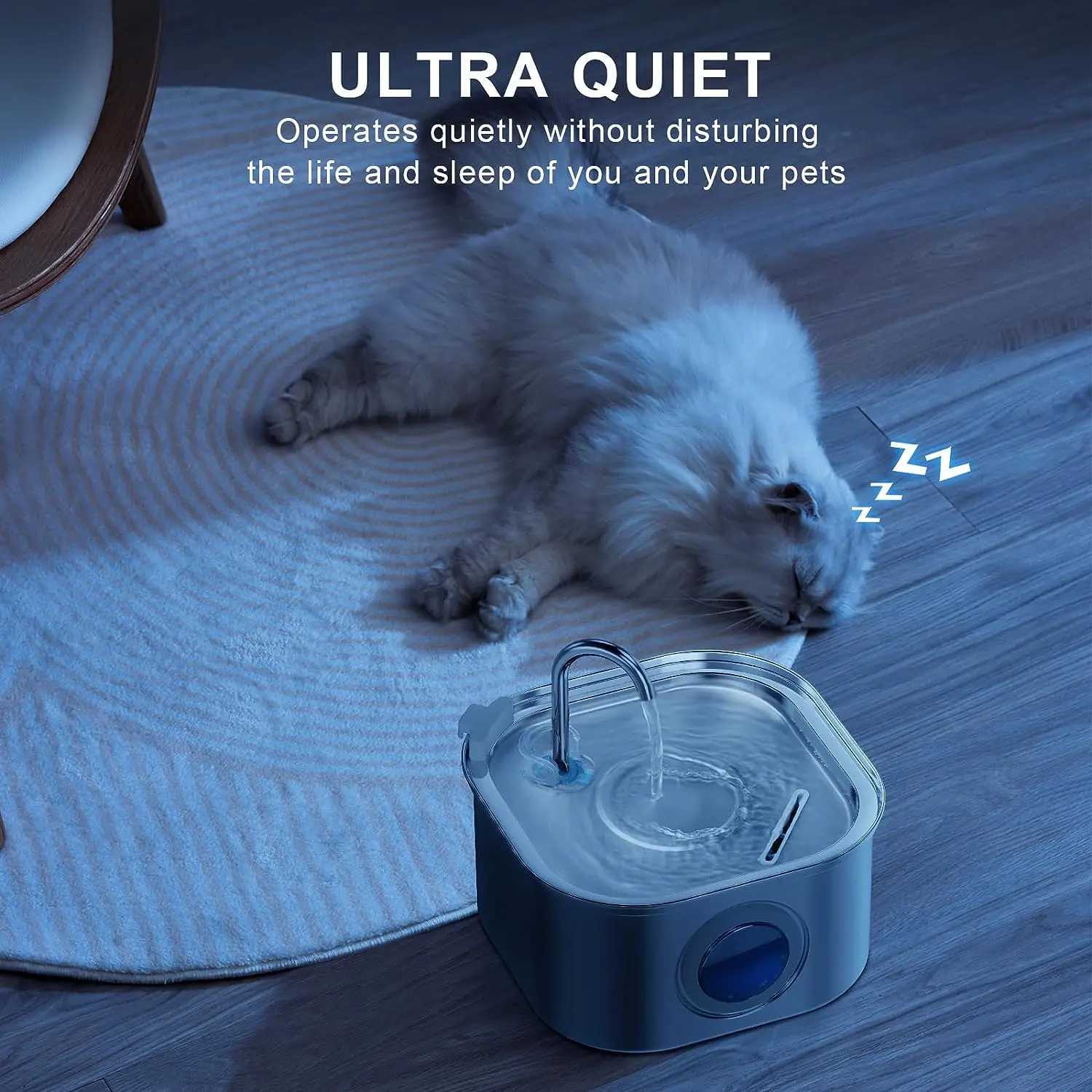 Cat Water Fountain 32L Stainless Steel Pet Water Fountain Dog Water Dispenser Automatic Cat Fountain Dog Bowls Cat Products M251204