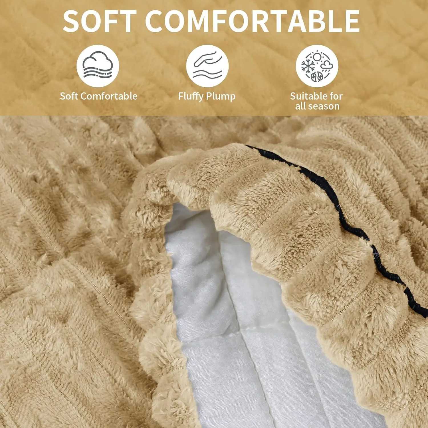 Thick Sofa Covers Soft Fuzzy Corduroy Universal Non-Slip Corner Couch Slipcover Washable Furniture Protector for Living Room Pet M251204 - view 4
