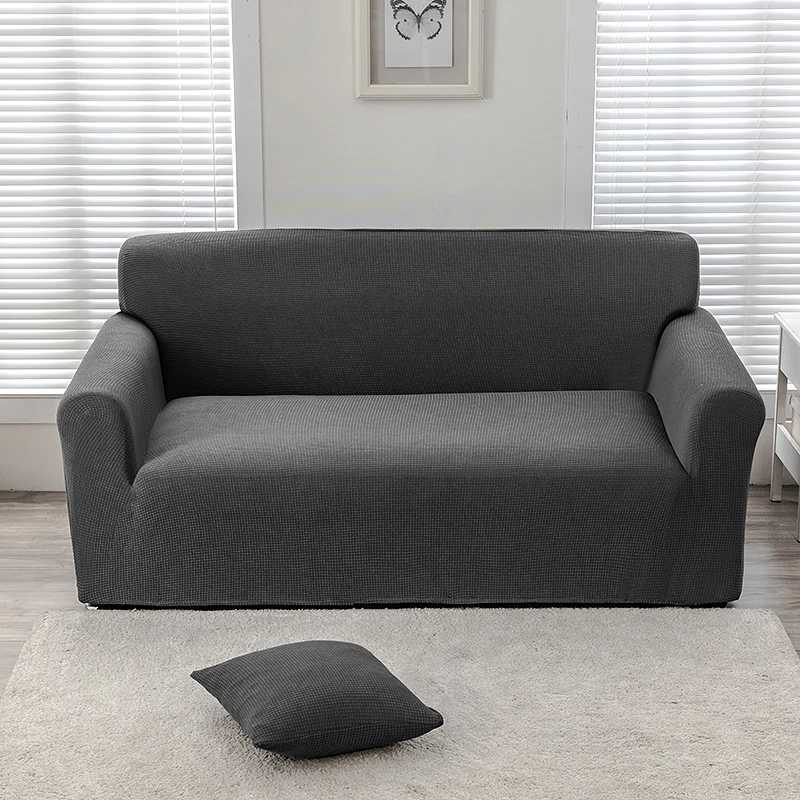 Waterproof Elastic Sofa Cover Corn Velvet Adjustable Stretch Slipcovers Corner Couch Covers 1/2/3/4 Seater L Shape M251204 - view 7