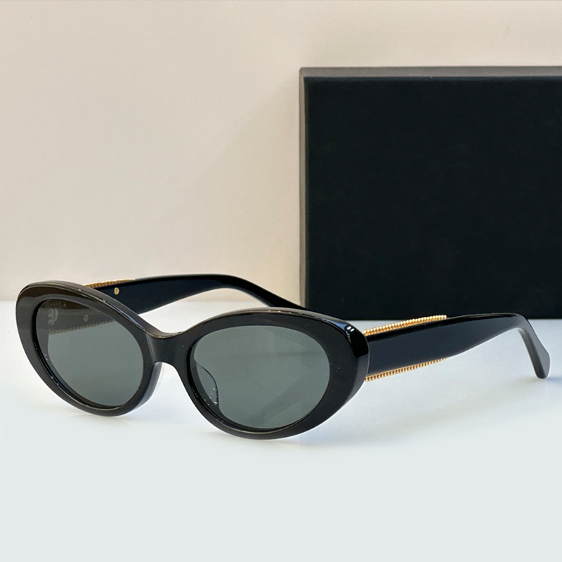 Designer Sunglasses For Women Fashion Acetate Full Frame Oval Eyewear 5515 Luxury Sunglasses Outdoor Goggles UV400 Glasses With Box