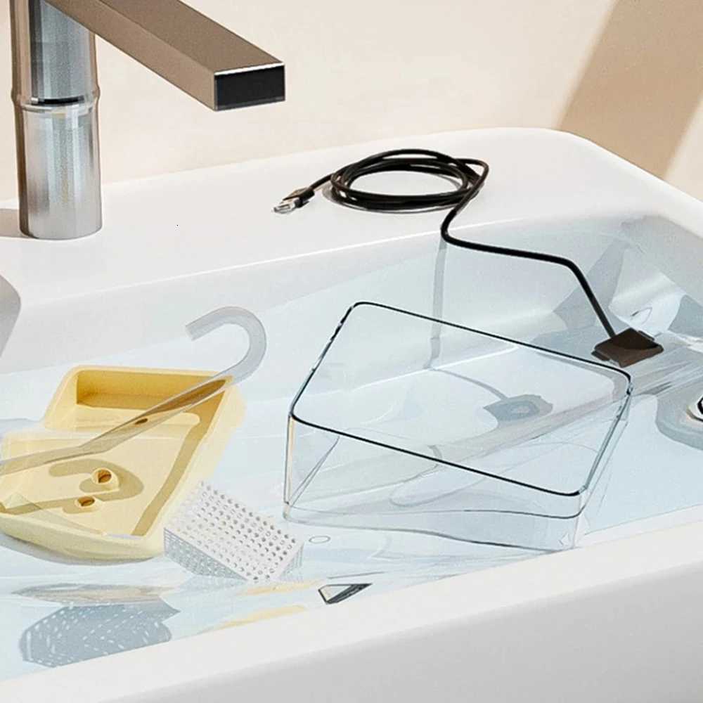 Transparent cat drinking fountain automatic circulating live water drinking basin dog smart drinking fountain pet supplies M251204