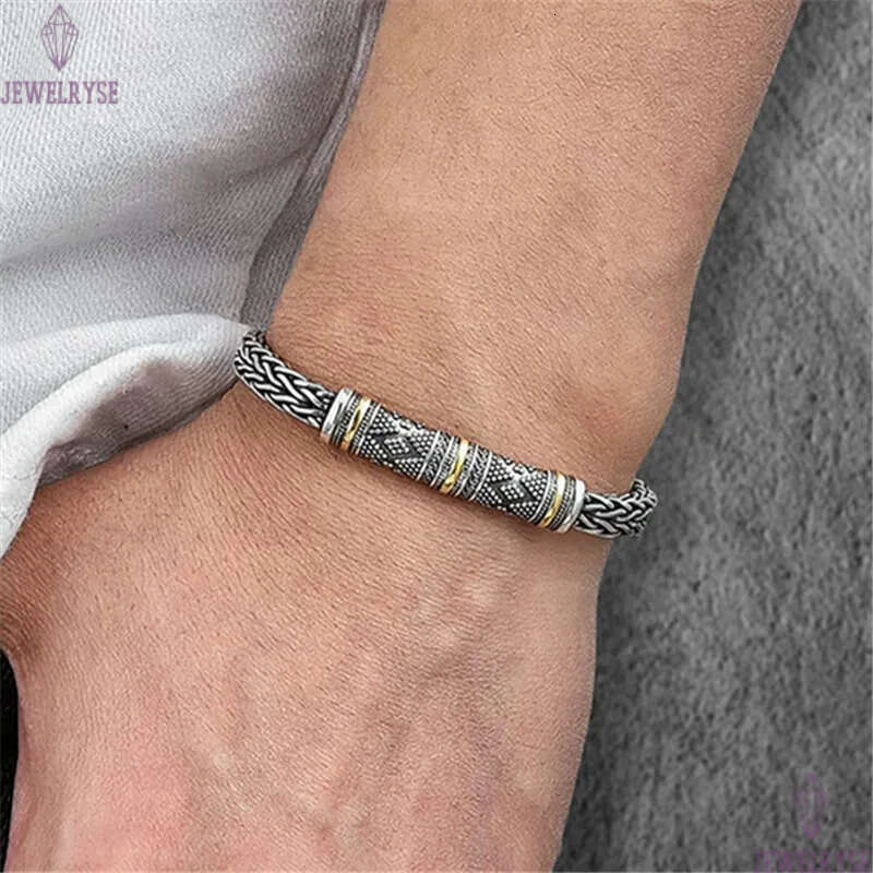 punk charm mens bracelet designer diamond cuban link chain luxury 18k gold bracelets man 10mm copper silver leopard skull chains bangle hip hop jewelr