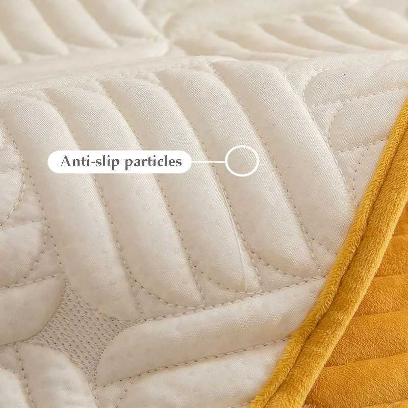 Nordic Solid Color Thick Plush Sofa Cover Universal Non-Slip Sofa Cushion Sofa Towel Couch Slipcover Home Living Room Decor M251204 - view 5